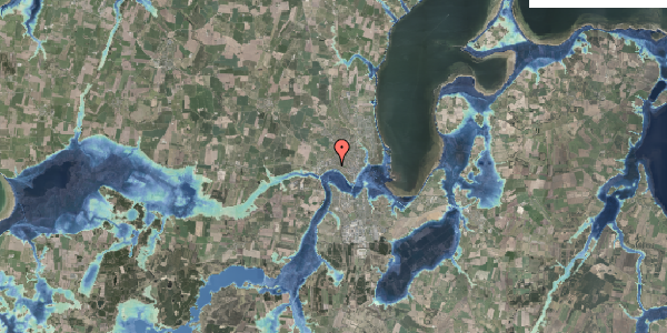 Stomflod og havvand på Solvangs Alle 12A, 7800 Skive