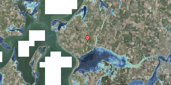 Stomflod og havvand på Hostrupvej 17A, 7860 Spøttrup