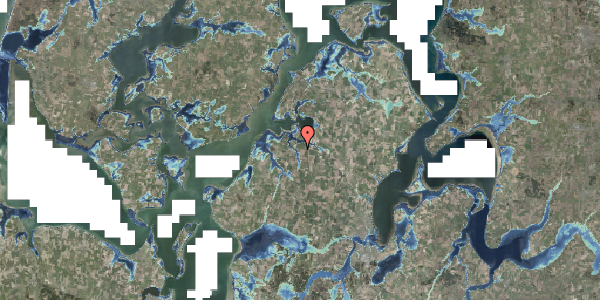 Stomflod og havvand på Norvej 15, 7860 Spøttrup