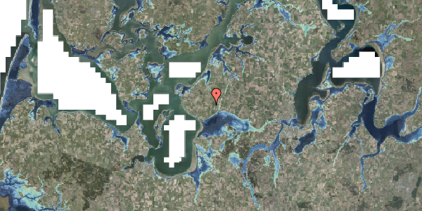 Stomflod og havvand på Østerbrogade 17, 7860 Spøttrup