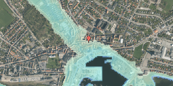 Stomflod og havvand på Østergade 12, 1. 4, 7700 Thisted