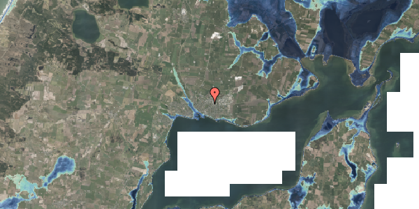 Stomflod og havvand på Mågevej 14, 7700 Thisted