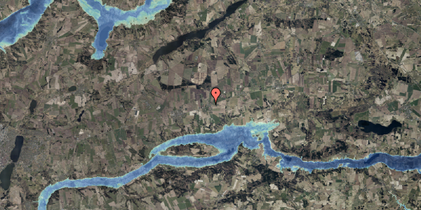 Stomflod og havvand på Østergade 109, 8830 Tjele
