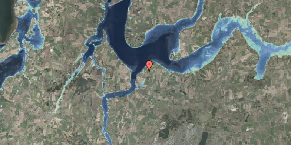 Stomflod og havvand på Hjarbækvej 31A, 8831 Løgstrup