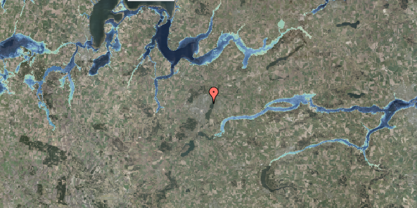 Stomflod og havvand på Holbergsvej 1, 8800 Viborg