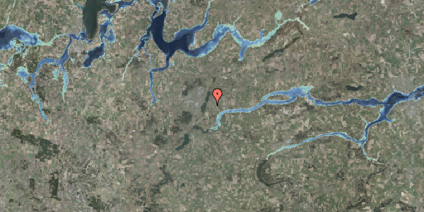 Stomflod og havvand på Overgårdsvej 13, 8800 Viborg