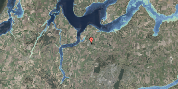Stomflod og havvand på Snabevej 1, 8831 Løgstrup