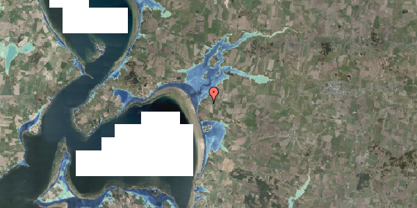 Stomflod og havvand på Enebærvej 19, 9631 Gedsted
