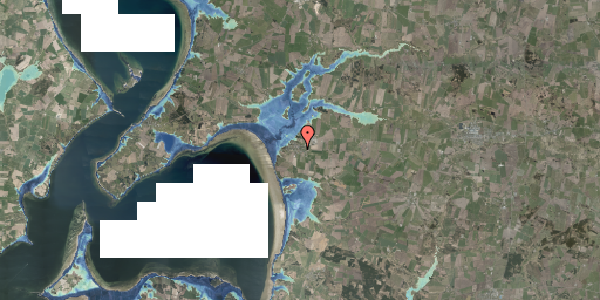 Stomflod og havvand på Langagervej 3, 9631 Gedsted