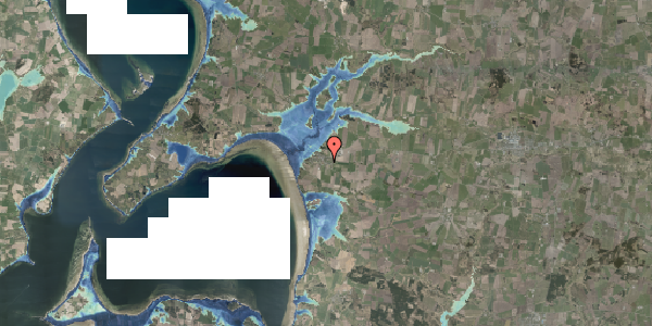Stomflod og havvand på Langagervej 10, 9631 Gedsted