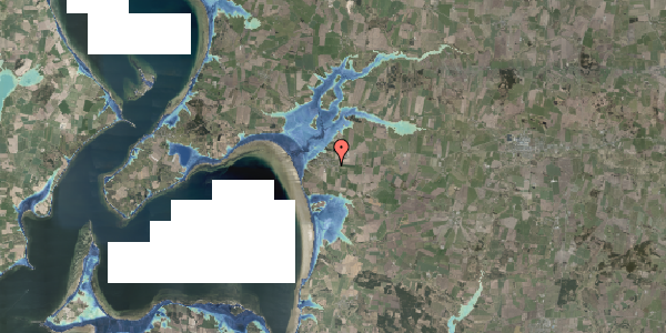 Stomflod og havvand på Langagervej 15, 9631 Gedsted