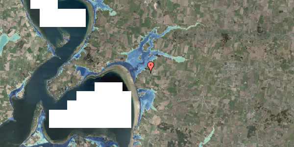 Stomflod og havvand på Østergade 14, 9631 Gedsted
