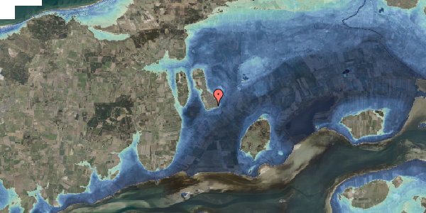 Stomflod og havvand på Kirkegade 78, 9460 Brovst