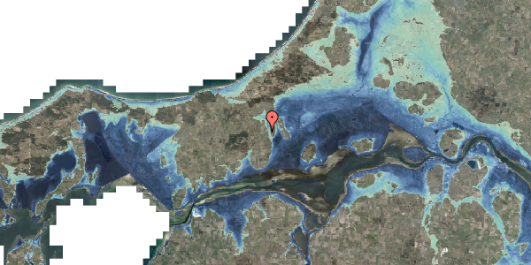 Stomflod og havvand på Møllebakken 26, 9460 Brovst