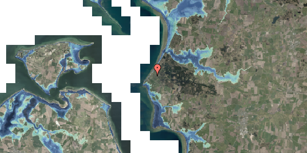 Stomflod og havvand på Egernvej 6, 9640 Farsø