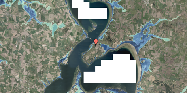 Stomflod og havvand på Finkevej 2, 9640 Farsø