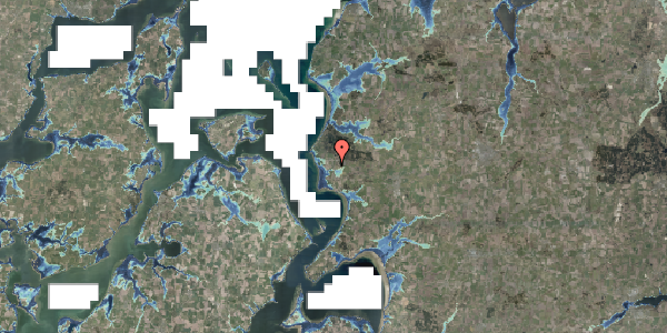 Stomflod og havvand på Løgstørvej 1, 9640 Farsø