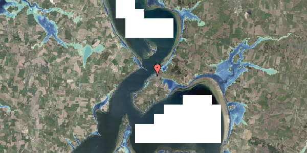 Stomflod og havvand på Sundvej 79, 9640 Farsø