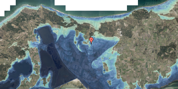 Stomflod og havvand på Oddevej 14, 9690 Fjerritslev