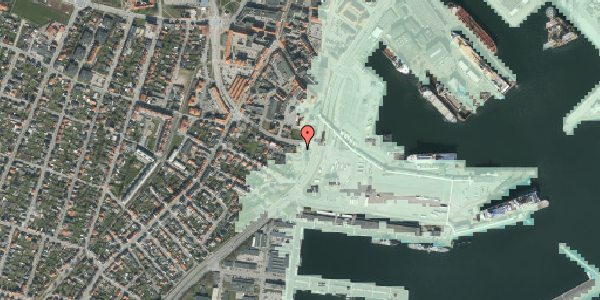 Stomflod og havvand på Bovinsgade 2, 1. , 9900 Frederikshavn