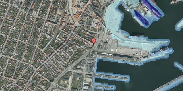 Stomflod og havvand på Bovinsgade 7, 9900 Frederikshavn