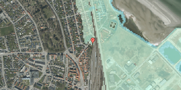 Stomflod og havvand på Frydenstrandsvej 20, 9900 Frederikshavn