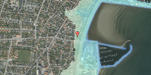 Stomflod og havvand på Pallesvej 13, 9900 Frederikshavn