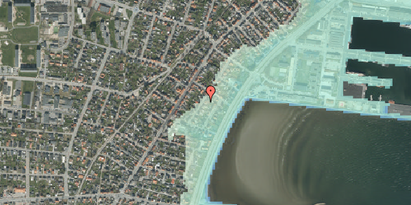 Stomflod og havvand på Stenstrupsgade 17, 9900 Frederikshavn