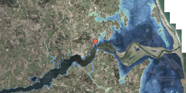 Stomflod og havvand på Vesterled 1, 9560 Hadsund