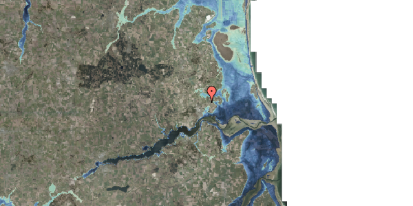 Stomflod og havvand på Visborgvej 53, 9560 Hadsund