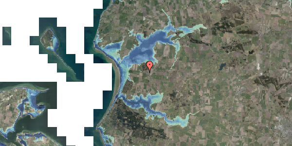Stomflod og havvand på Bjørnsholmvej 104, 9670 Løgstør