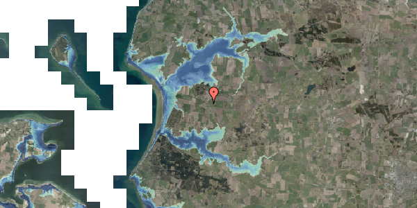 Stomflod og havvand på Bjørnsholmvej 160, 9670 Løgstør