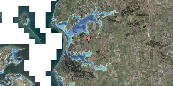 Stomflod og havvand på Bjørnsholmvej 201, 9670 Løgstør