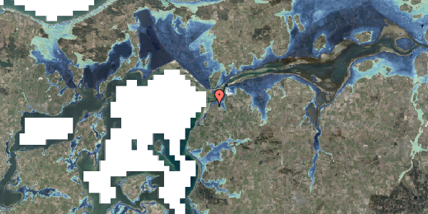 Stomflod og havvand på Bygmarken 12, 9670 Løgstør