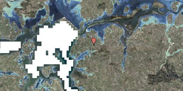 Stomflod og havvand på Dammevej 2, 9670 Løgstør