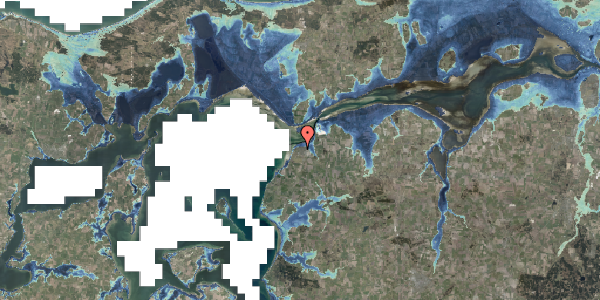 Stomflod og havvand på Gattensmindevej 10, 9670 Løgstør