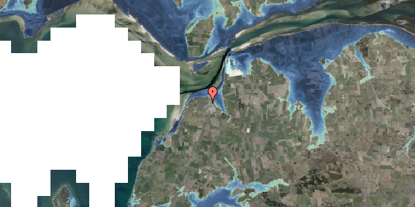 Stomflod og havvand på Islandsvej 16, 9670 Løgstør