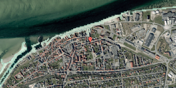 Stomflod og havvand på Jernbanegade 18, 9670 Løgstør