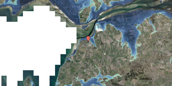 Stomflod og havvand på Kløvervej 1, 9670 Løgstør