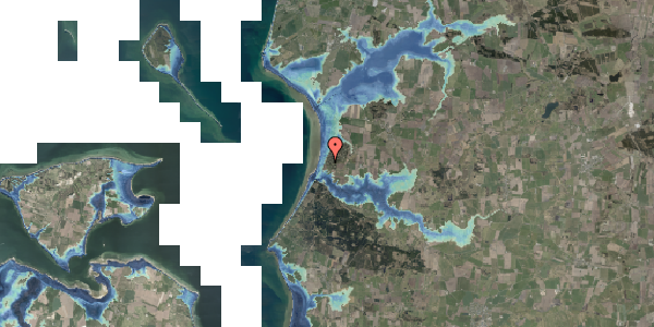 Stomflod og havvand på Majasvej 2, 9670 Løgstør