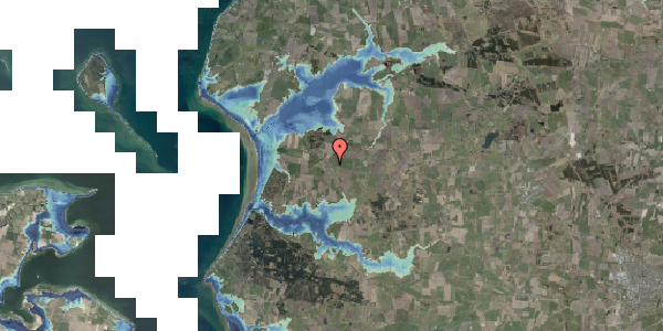 Stomflod og havvand på Padkærvej 1, 9670 Løgstør
