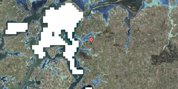 Stomflod og havvand på Padkærvej 17, 9670 Løgstør