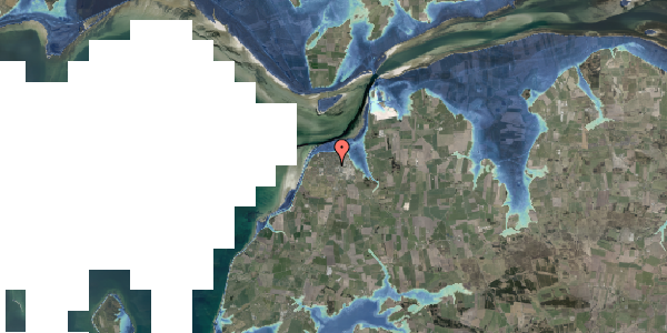 Stomflod og havvand på Søndermarksvej 1, 9670 Løgstør