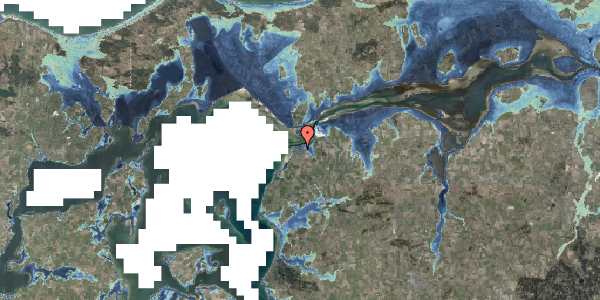 Stomflod og havvand på Tværvej 5, 9670 Løgstør