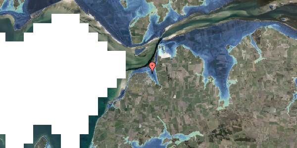 Stomflod og havvand på Vester Ørbækvej 12, 9670 Løgstør