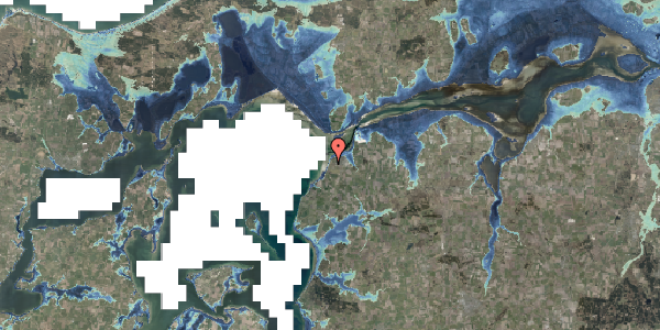 Stomflod og havvand på Vestervang Alle 97, 9670 Løgstør