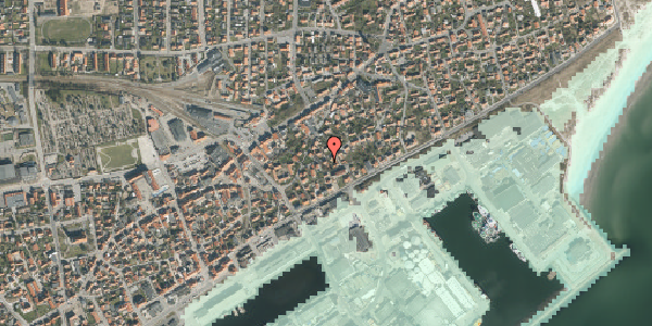 Stomflod og havvand på Søndervej 10, 9990 Skagen