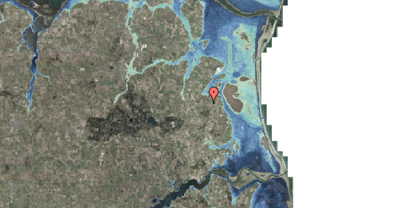Stomflod og havvand på Skovhusevej 5, 9574 Bælum