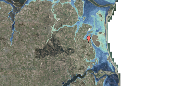 Stomflod og havvand på Torvet 2, 9574 Bælum