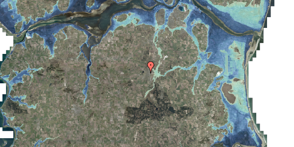 Stomflod og havvand på Møllebakken 8, 9530 Støvring